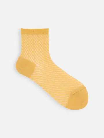 ななめメッシュショートソックス