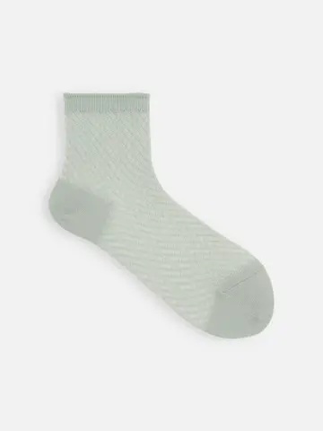 ななめメッシュショートソックス