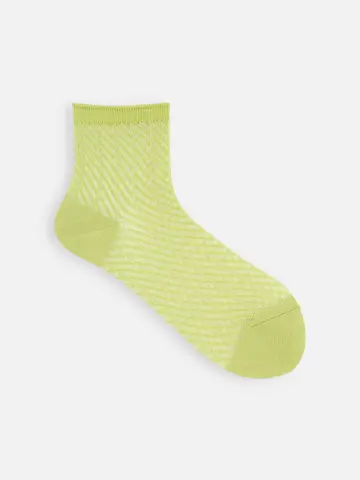 ななめメッシュショートソックス