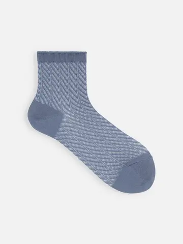 ななめメッシュショートソックス