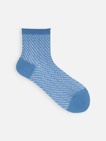 ななめメッシュショートソックス