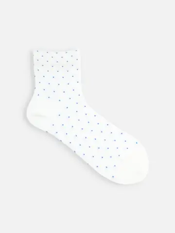 【冷感ドライ】ドットメッシュショートソックス