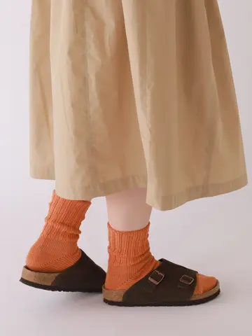 さらっとローゲージリブベタショートソックス