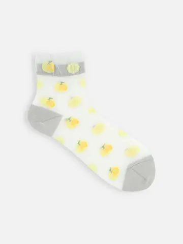 チュールJUICYオレンジショートソックス