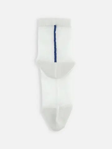 メッシュバック縦ラインショートソックス