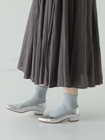 フロート地柄ショートソックス