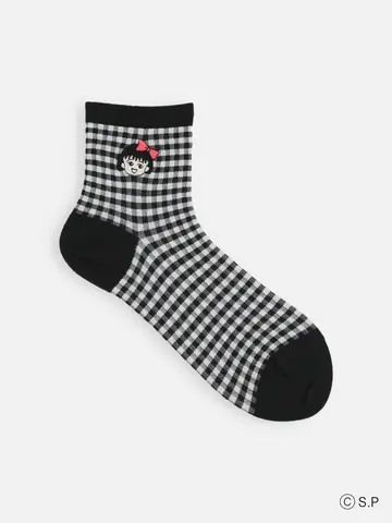 チェックの靴下 6MSQ024SOCK-01.jpg