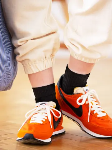 ローゲージ2×2リブショートソックス