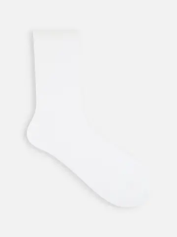 シアーリブショート丈ソックス