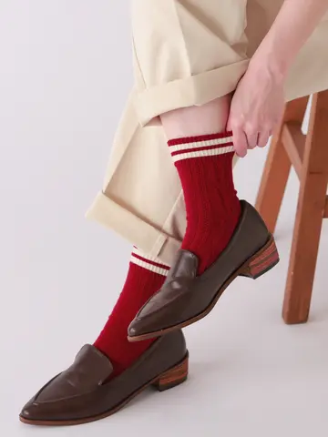 ラインケーブルショートソックス