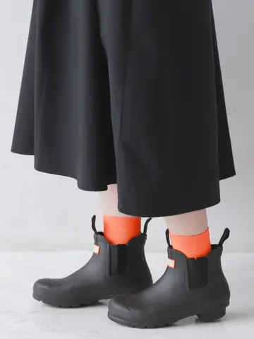 撥水ベタショートソックス