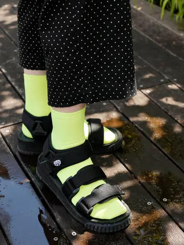 撥水ベタショートソックス