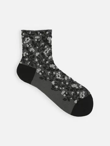 フロートプチフローラルショートソックス