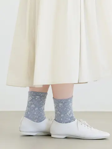 フロートプチフローラルショートソックス