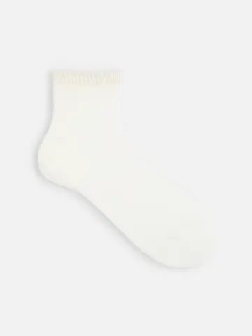 Newピュアリネン総メッシュショートソックス