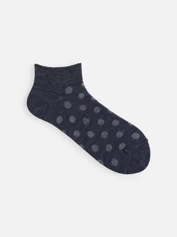 スペックリンクスドットゴム長ショートソックス