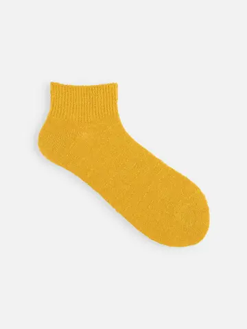 さっぱりさらさら綿麻ゴム長ショートソックス