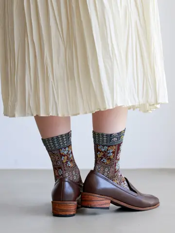 フロートアートブロッキングショートソックス