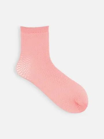 フィッシュネット風オールメッシュショートソックス