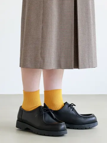 2×2リブショートソックス