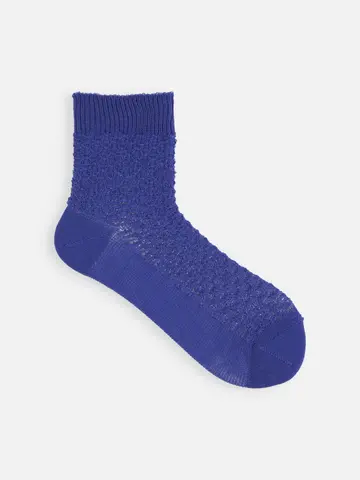 ハニカムタックメッシュショートソックス