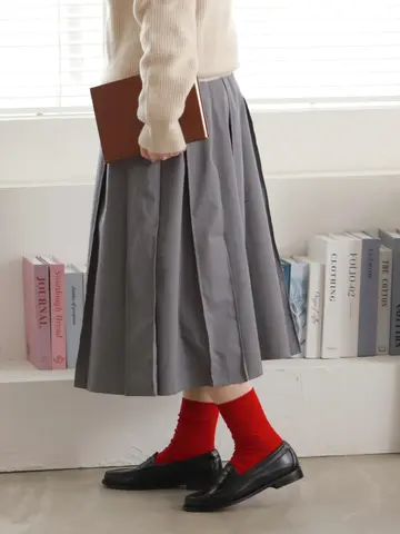 【PURE WOOL】2×2リブソックス