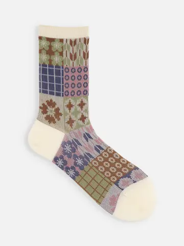 JAPAN文様パッチワークJQソックス