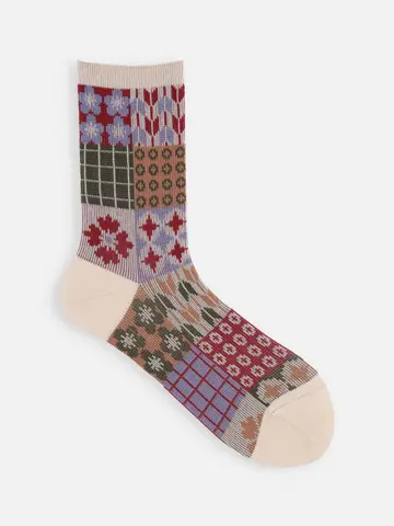 JAPAN文様パッチワークJQソックス