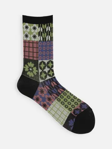 JAPAN文様パッチワークJQソックス