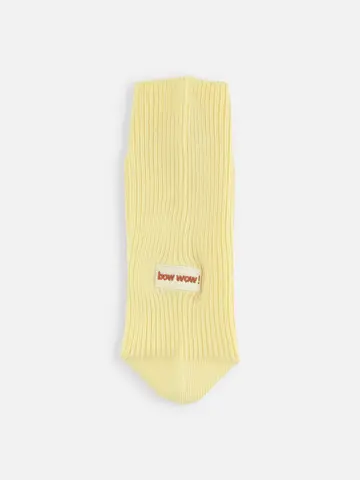 BOX刺繍リブソックス