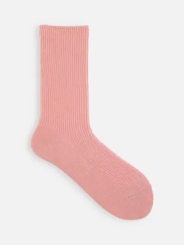 ラムウール1×1リブソックス