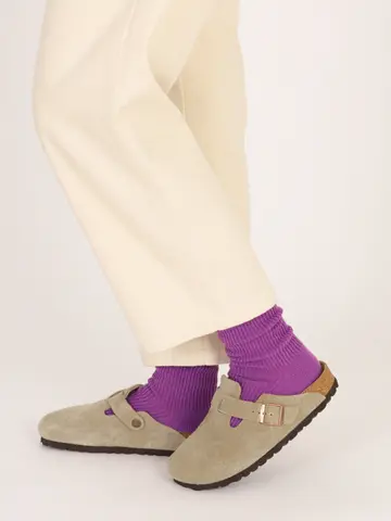 ラムウール1×1リブソックス