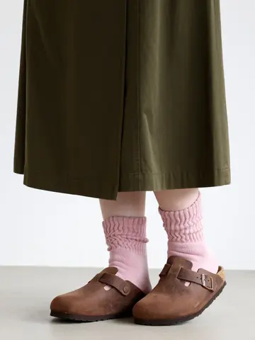 超ゴムゆるオーガニックコットンアメリブパイルソックス