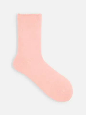 裏起毛無地ソックス