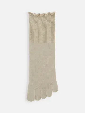 【ゴムくちソフト】足首メロウゴムなし五本指ソックス