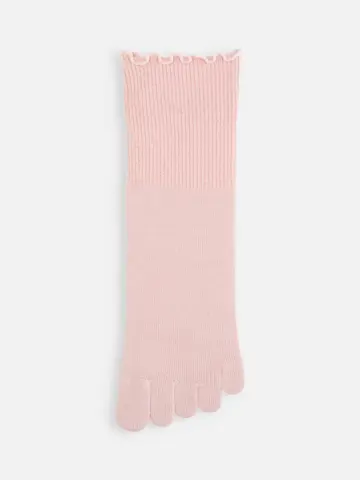 【ゴムくちソフト】足首メロウゴムなし五本指ソックス