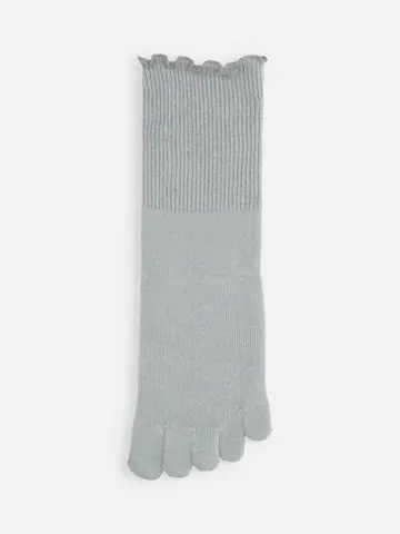 【ゴムくちソフト】足首メロウゴムなし五本指ソックス