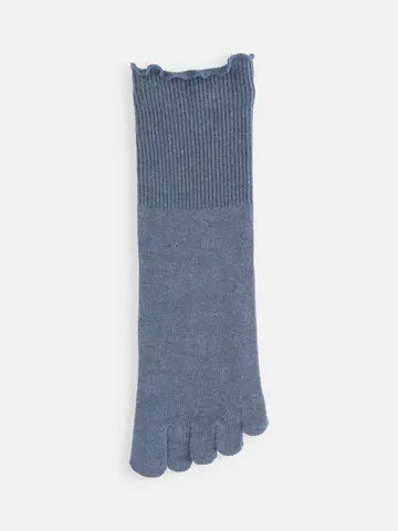 【ゴムくちソフト】足首メロウゴムなし五本指ソックス