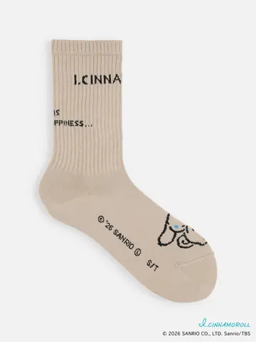 【アイシナモロール】アメリブロゴソックス