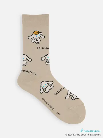 【アイシナモロール】総柄ソックス