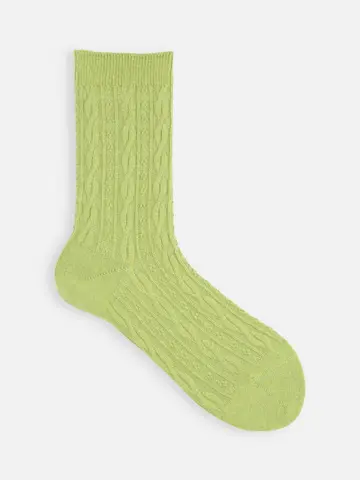 紡毛ケーブルソックス