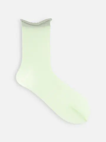 チュールピンドット柄ソックス