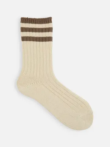 トップ3本ラインリブソックス