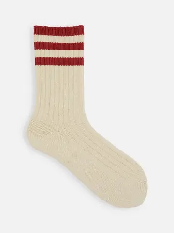 トップ3本ラインリブソックス