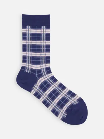 ハイゲージチェックソックス