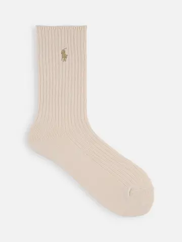 RL クラシックリブクルー丈ソックス