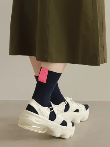 織りネームタグ付きリブソックス