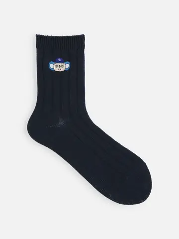 中日ドラゴンズ ドアラさん刺繍太リブソックス