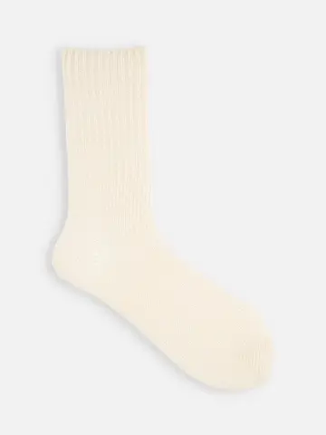 ざっくりキレイめシルケット針抜きソックス