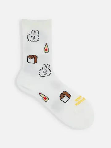 BUNNI KONBINY　総柄ソックス